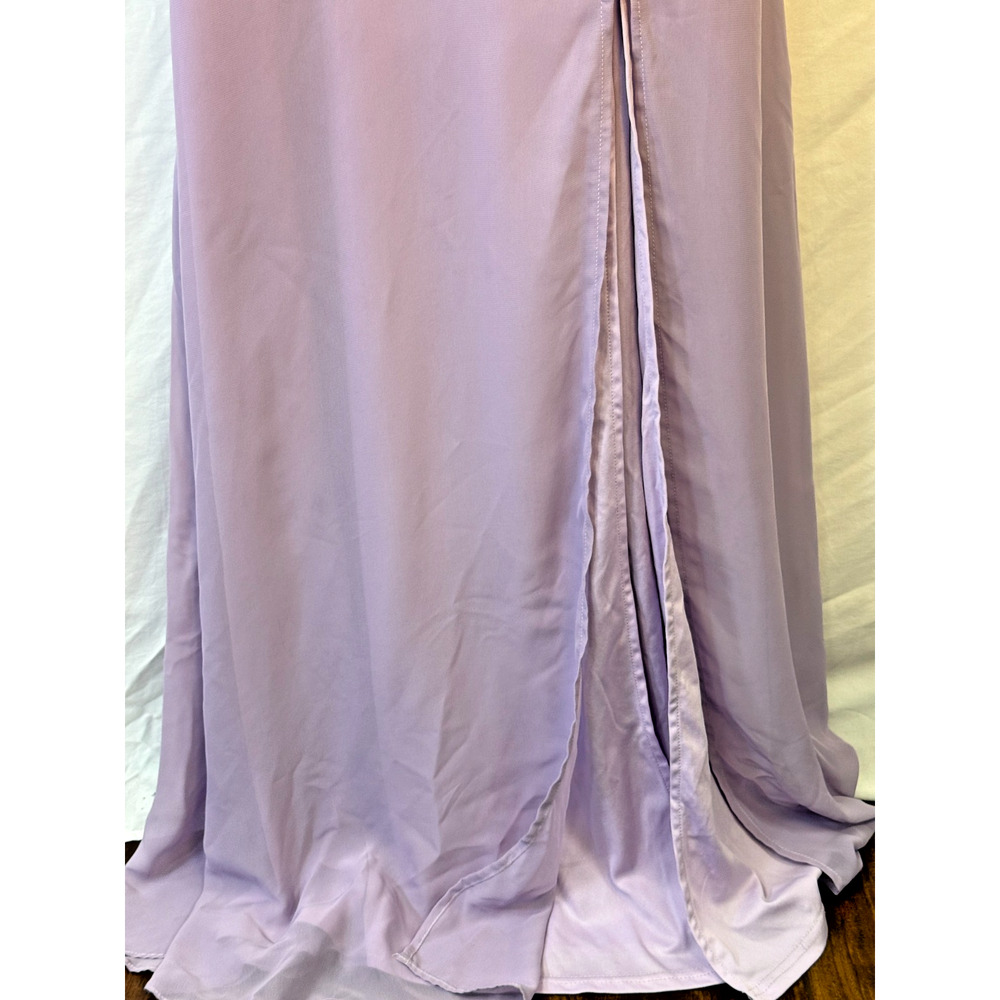 Prom Dress Long Formal Lilac Lavender Evening Gown Birdy Grey Bridesmaid Small - Picture 5 of 10